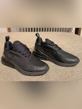 Nike Kids' Air Max 270 All Black Sneakers